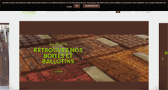 Desktop Screenshot of chocolats-vannier.com