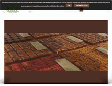 Tablet Screenshot of chocolats-vannier.com